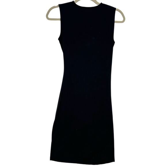 Theory Jorainna Black Sheath Jersey Stretch Sleeveless Dress Size P XS - Picture 5 of 7